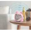 Bez Marki BUDZIK Laikrodis LED Radijas FM Garsiakalbis BLUETOOTH BT LUSTERKO KOTEK Baltas