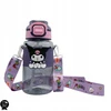 Gertuvė Bez Marki Buteliukas NA WODĘ Z SŁOMKĄ KUROMI 600ML - SANRIO su regulowanym paskiem na ramię