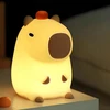 Bez Marki Capybara Capybara LED nakties lemputė silikoninė USB RGB jutiklinė dovana