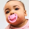 Nuk Bez Marki Čiulptukas Luu Kids Rožinė A Boo, 3-6 mėn, 1 vnt.