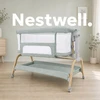 Bez Marki Concepthood Nestwell łóżeczko dostawne su kołyską Sage Žalias