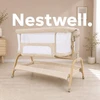 Bez Marki Concepthood Nestwell łóżeczko dostawne su kołyską rusvai gelsvas