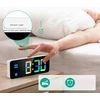 Bez Marki CYFROWY BUDZIK ELEKTRONICZNY LED RGB KOLOROWY WYŚWIETLACZ ZEGAR DO SYPIALNI