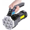 Bez Marki Daugiafunkcis taktinis žibintuvėlis su rankena įkraunamas 7x LED + COB