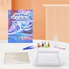 Bez Marki DAŽYMO RINKINYS VANDENIUI EBRU DAŽAI MAGICAL CREATIVE KIT A5 DIY