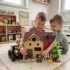 Bez Marki Didelė ferma su traktoriumi ir gyvūnais vaikams nuo 3 metų