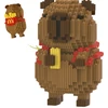 Bez Marki DIDELIS 3D CAPYBARA KALULŲ RINKINYS SU KURINE IR GRUPĖTOMIS 1483 ELEMENTAI. „Pasidaryk pats“ FIGŪRA