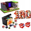 Bez Marki DIDELIS 3D MAGNETINIŲ BLOKŲ RINKINYS 180 vnt + FIGURINĖS dovanų dėžutė