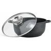 Bez Marki DIDELIS marmurinis PUODAS Gastronominis 36cm 13,5L INDUKCINĖS Dujos 8154