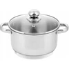Bez Marki Didelis plieno puodas, platus, gastro, dangtis, INDUKCINIS, 36 cm. 20 litrų
