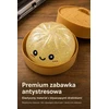 Bez Marki Didelis, suspaudžiamas ritinys, užpildytas dideliais skaidriais karoliukais