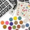 Bez Marki DIDELIS TATUiruočių rinkinys GLITTER TATTUOS ŠABLONAI VAIKAMS XXL