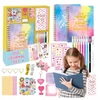 Bez Marki DIENORAŠČIO STIPRIKLAI SCRAPBOOKING „Pasidaryk pats“ KŪRYBINIS RINKINYS MERGAITĖMS UŽRAŠŲ KADĖTIS