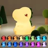 Bez Marki DINOZAUR MIĘKKA Naktinė lempa DLA DZIECI LED RGB USB KOLOROWA SILIKONOWA