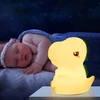 Bez Marki DINOZAUR MIĘKKA Naktinė lempa DLA DZIECI LED RGB USB KOLOROWA SILIKONOWA