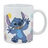Bez Marki „Disney Stitch“ – keraminis puodelis iš Havajų gėlių kolekcijos, 325 ml