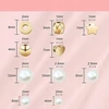 Bez Marki DIYQueen Beads rinkinys 720 vnt, balto aukso apyrankėms