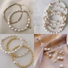 Bez Marki DIYQueen Beads rinkinys 720 vnt, balto aukso apyrankėms