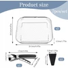 Bez Marki DO FRYTKOWNICY 7 SZTUK 20.5X20.5 CM STAL NIERDZEWNA STOSOWE KOSZE
