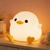 Bez Marki Dodo Duck Lampka Nocna LED Kaczka Silikonowa su Timerem