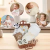 Bez Marki Dovanų krepšelis naujagimio tualeto komplektui 7in1 Baby Shower dovana