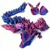 Bez Marki Dragon Crystal 3D spausdinimas, šarnyrinis, kilnojamas EGG rinkinyje