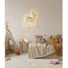 Bez Marki Drewniana Lampka Nocna LED SARENKA L Jelonek do Pokoju Dziecka Bambi