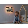 Bez Marki Drewniana Lampka Nocna LOKOMOTYWA su Imieniem LED Pociąg Prezent