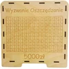 Bez Marki DREWNIANA SKARBONKA WYZWANIE OSZCZĘDZANIE WYKREŚLANKA NA PREZENT UPOMINEK