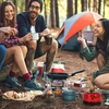 Bez Marki Dujų degiklis turistinė stovyklavietė, laisvai pastatoma, sulankstoma, ant kasečių