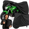 Bez Marki DVIRAČIO DENGIMAS MOTOROLERIS ATSPIRUS VANDENIUI 200x110x70cm Juodas DIDELIS SAGTIS
