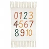 Bez Marki Dywan dziecięcy Literki numerki frędzle 60x90cm