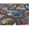 Bez Marki DYWAN ULICE MIASTO Auta Cars 160x200 pilka popiel
