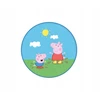 Bez Marki Dywanik Peppa Pig Świnka Peppa Okrągły 90cm