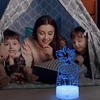 Bez Marki DZIECIĘCA LAMPA 3D SMART TOUCH DRAGON BALL GOKU Z PILOTEM STEROWANIA
