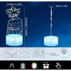 Bez Marki DZIECIĘCA LAMPA 3D SMART TOUCH DRAGON BALL GOKU Z PILOTEM STEROWANIA