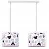 Bez Marki DZIECIĘCA LAMPA WISZĄCA ŻYRANDOL ABAŻUR MINNIE