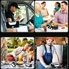 Bez Marki Elektrinis maisto šildytuvas, nepralaidus, 1,5 litro, juodos ir baltos spalvos