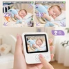 Bez Marki Elektroninis kūdikio monitorius su WiFi kamera, pasukamas 2K 3MPx LCD 5" 4xzoom +