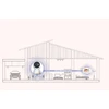 Bez Marki Elektroninis kūdikio monitorius su 2K kamera 4 colių WiFi monitoriaus verksmo aptikimo termometras