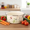Bez Marki Emaliuotas puodas tradiciniam maisto ruošimui, dujų indukcija, 26 cm, 5L MAKI