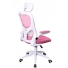 Bez Marki ERGONOMICZNY FOTEL BIUROWY SUKAMASIS MIKROSIATKA FIBI ROŽINĖ