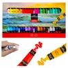 Bez Marki FARBY AKRYLOWE rożne kolory 40x20ml DUŻY KOMPLET FARB AKRYLOWYCH DLA DZIECI