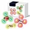 Bez Marki FIDGET SPINNER SU SIURBUČIU TAURĖLIU JUTIKLIU RATTLE ŽAISLŲ RINKINYS iš 3