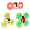 Bez Marki FIDGET SPINNER SU SIURBUČIU TAURĖLIU JUTIKLIU RATTLE ŽAISLŲ RINKINYS iš 3