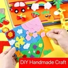 Bez Marki Filc dekoracyjny 1mm 40 vnt mix kolorów 20x30cm + komplektas nici 42szt