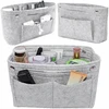 Bez Marki Filco organizatorius rankinei su 8 kišenėmis, pilkas