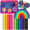 Bez Marki Foam Play tešla vaikams 12 spalvų putų rinkinys