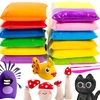 Bez Marki FOAM PLAYSTINE EDUCATIONAL SENSORY PASTA HOLIDAYS 12 vnt.