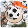 Bez Marki FUTBOLO KONSTRUKCIJOS KALULĖS FUTBOLIS BALTOS IR JUODOS DOVANAMS VAIKAMS